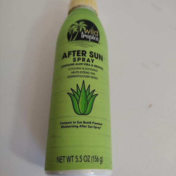 Wild Tropics After Sun Spray 5.5 oz Aloe Vera Menthol Cooling Soothing Tested - Picture 4 of 7
